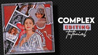 Complex edit tutorial PicsArt  | Easy complex edit tutorial for fanpage