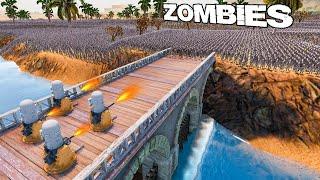 PHALANX HOLD BRIDGE From 1,000,000 ZOMBIES | Ultimate Epic Battle Simulator 2 UEBS 2