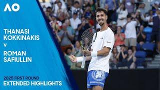 Thanasi Kokkinakis v Roman Safiullin Extended Highlights | Australian Open 2025 First Round