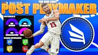 *CONTACT DUNKS* ON A  POST PLAYMAKER BUILD ON NBA 2K21! RARE BUILD SERIES VOL. 34