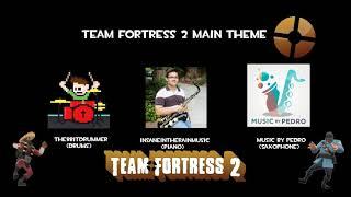 Tf2 Main Theme Cover | Drums, Piano, Saxophone