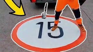 Road Marking is an Art Form!