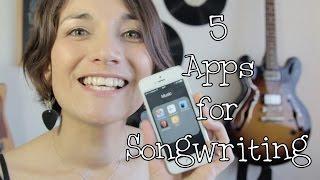 5 Apps for songwriting - Kat McDowell