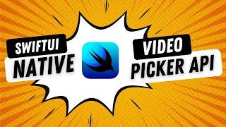 Meet the New Native Video Picker API For SwiftUI - iOS 16 - PhotosPicker - Transferable - Xcode 14