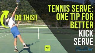 TENNIS SERVE: One Tip For Better Kick Serve I JM Tennis - Online Tennis Training Programs