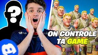 1000 ABONNÉS CONTRÔLENT notre FORTNITE avec ce YOUTUBEUR 