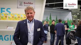 Emotional Fachpack 2022 statement of Christoph Wachter, Director Flexible Packaging Paper Division