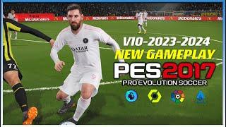 PES 2017 | NEW GAME PLAY 2023 V-10 | 7/10/23 | PC