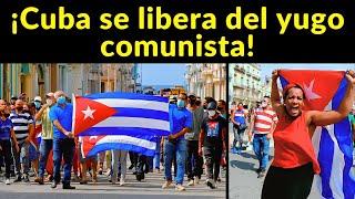 ¡CUBA SE LIBERA! PUEBLO CUBANO TOMA LA SEDE DEL PARTIDO COMUNISTA
