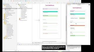 Design Textfields  Xcode9 iOS 11 swift 4
