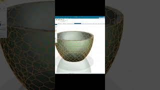 Siemens NX 2212 - Hexagonal Bowl Via Algorithmic Modeling @NxTutor