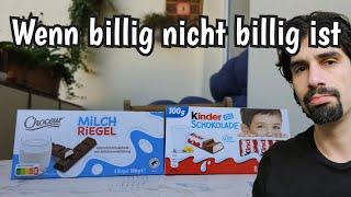 ALDI oder Ferrero? Choceur Milch Riegel oder Kinder Schokolade?