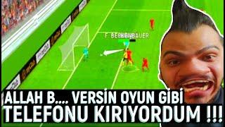 ALLAH B.... VERSİN OYUN GİBİ, TELEFONU KIRIYORDUM !!! PES 2021 MOBİLE