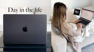 MacBook Pro 14| Productive Day in The Life (Adobe CC, Camera Test & Battery)