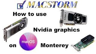 How to use Nvidia graphics on macOS Monterey
