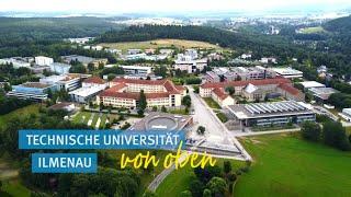 Die Technische Universität Ilmenau von oben