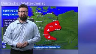 20.06.2024 Unwetterinformation – Deutscher Wetterdienst (DWD)