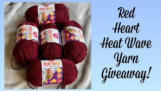  Ended  Red Heart ‘Heat Wave’ Yarn Giveaway!  Dazola Designs Crochet