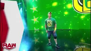 John Cena 1st entrance on Raw 2021 after returning at MITB