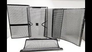 Metal Speaker Grille Black metal perforation Metal sheet XUANKE perforated mesh. Premium perforated