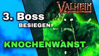 Valheim 3. Boss Knochenwanst SOLO - Vorbereitung & Kampf | beschwören und besiegen - Deutsch Guide