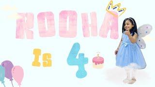 Shopping and Party Time : 4-Year-Old Edition || Rooha’s Birthday Vlog