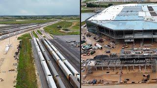 Tesla Gigafactory Texas | 5-31-24 | cont. Tesla train activity + s.expansion + Boring Co. #gigatexas