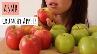 ASMR Eating Sounds: Crunchy Pink & Green Apples (No Talking)