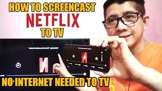 HOW TO SCREENCAST NETFLIX MOVIE TO TV | PAANO MAG SCREEN CAST NG NETFLIX MOVIE SA TV