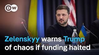 Zelenskyy and US Defense Secretary attempt to pressure Trump | DW News