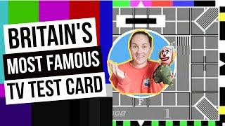 most nostalgic TV test cards // interesting UK vs USA comparison!