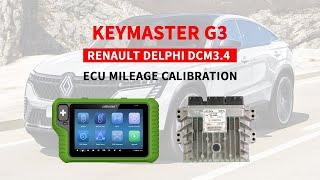 OBDSTAR Key Master G3 RENAULT DELPHI DCM3 4 ECU Mileage Calibration