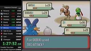 Pokemon Emerald Any% Speedrun in 1:58:54