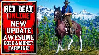 The NEW Red Dead Online UPDATE Has AMAZING GOLD & Money Farming Methods.. (RDR2)