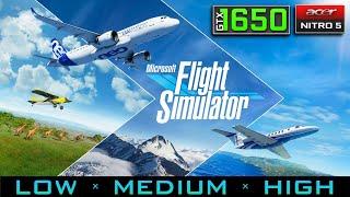 Microsoft Flight Simulator - GTX 1650 Benchmark | Acer Nitro 5 Gaming Test | Ryzen 5 3550H