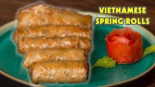 Vietnamese Crispy Spring Roll - Nem rán / Chả giò | Helen's Recipes