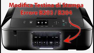 Risurrezione della Canon Pixma MG5750 con Errore B203