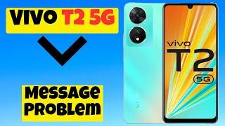 Message Problem Fix || How to solve message issue || Message settings Vivo T2 5g