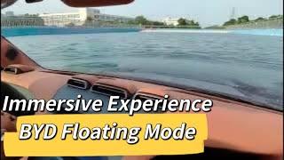 BYD Yangwang U8 Floating Mode Video 3 | Driving in Water Immersive Experience