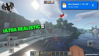 Ultra Realistic Shader for Minecraft Pocket Edition - 1.19.81+/1.20  [ Render Dragon ]