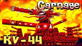 Kv-44 Carnage: LET THERE BE FIRE  | Мультики про танки | Cartoons About Tanks