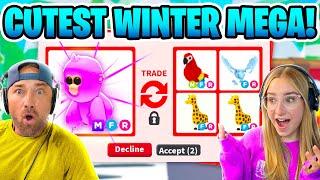 Cammy Trades the MEGA SNOW MONKEY in Adopt Me! BEST PET EVER!