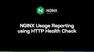 NGINX Usage Reporting using HTTP Health Check