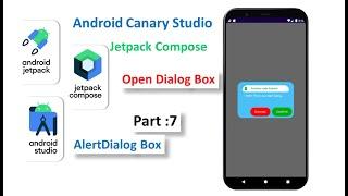 Jetpack compose-How to Shoe dialog-coflutter/AlertDialog in Android using jetpack compose androiddev