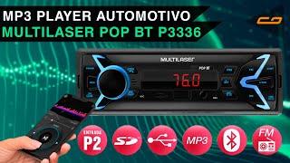 MP3 Player Pop BT-3336: Som Automotivo Multilaser com Bluetooth – Connect Parts