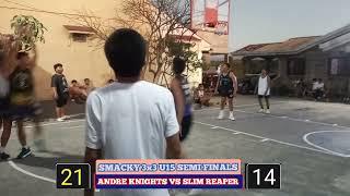 SMACKY 3X3 U15 SEMI FINAL HIGHLIGHTS...GANDA NG LABA