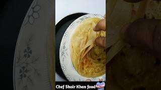 Very easy lacha paratha recipe / breakfast recipe #lachhaparatha #breakfast #tiffinrecipe #shorts