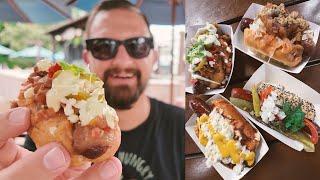 Eating Only Hot Dogs At Disney's EPCOT Food & Wine Festival! | Celebrating 2024 Hot Dog Day!