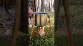 Survival Skills: How to Cook Eggs in the Wild #bushcraft #survival #camping #lifehack