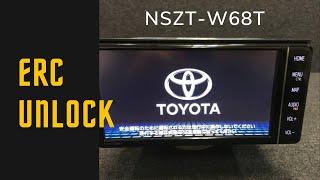 Toyota NSZT W68T Unlock Process